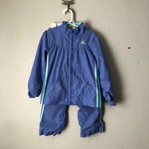 ADIDAS two piece track suit size 5 windbreaker